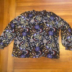 Loft Outlet floral blouse size XL